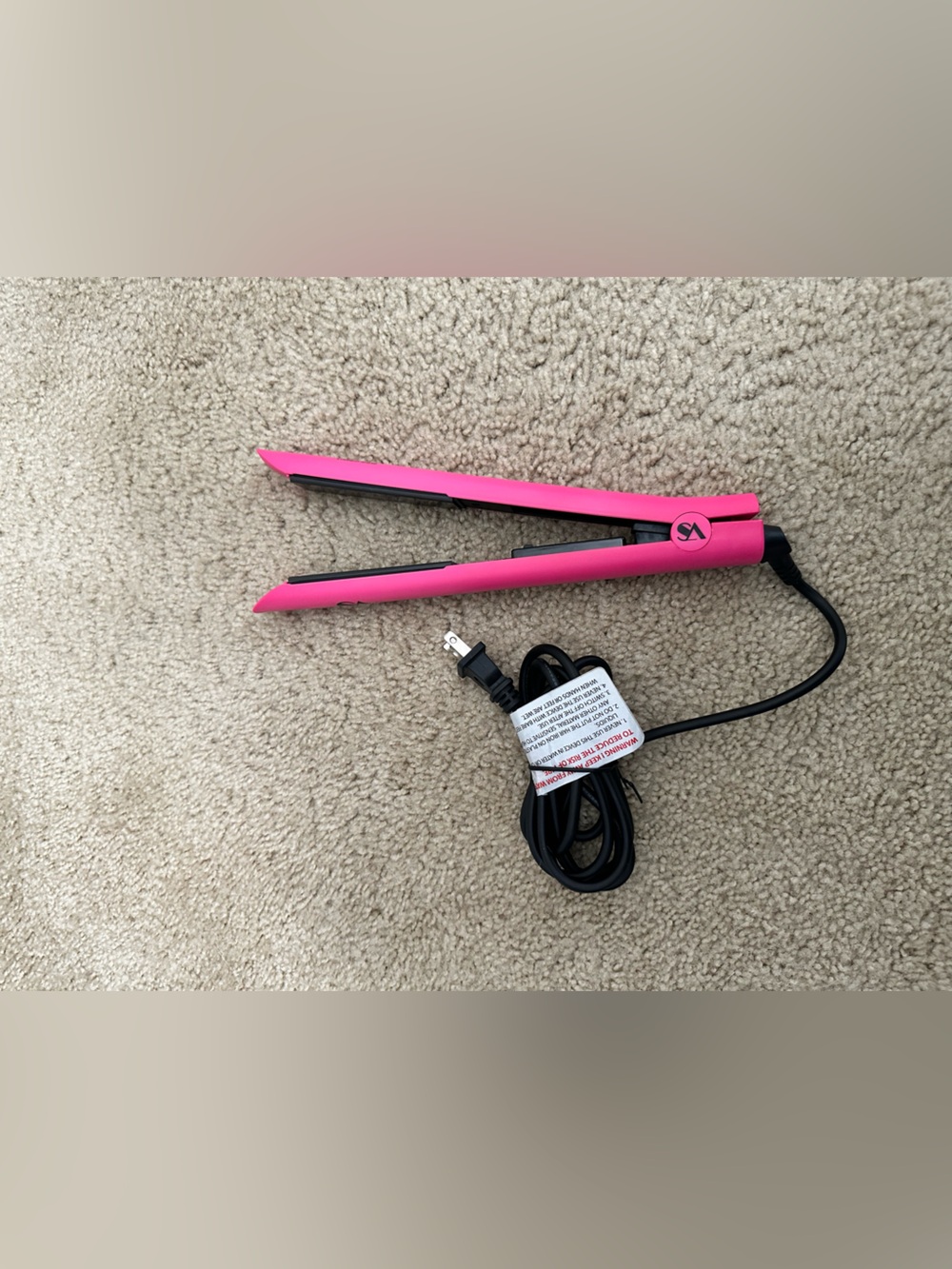 SA Bionic Pro Ceramic Flat 1” Iron Gold Collection in Pink EUC RARE - Picture 3 of 10